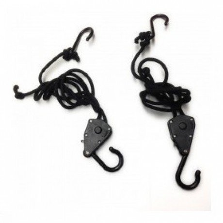 Polea con cuerda y gancho